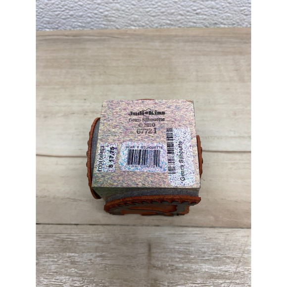 2010 Judi Kins Gears Silhouette Wood Mounted Rubber Stamp - Picture 5 of 5